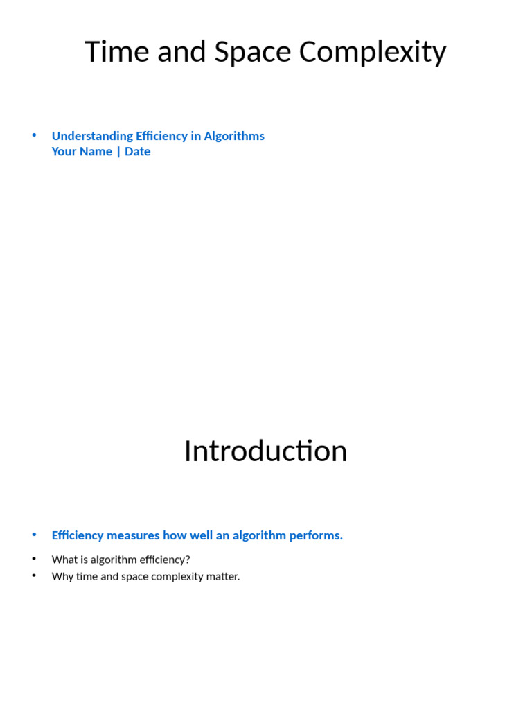Curated visual reference: Example Response Shortened To Save Time And Space Reference: Time And Space Complexity Attractive