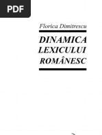 Florica Dimitrescu Dinamica Lexicului