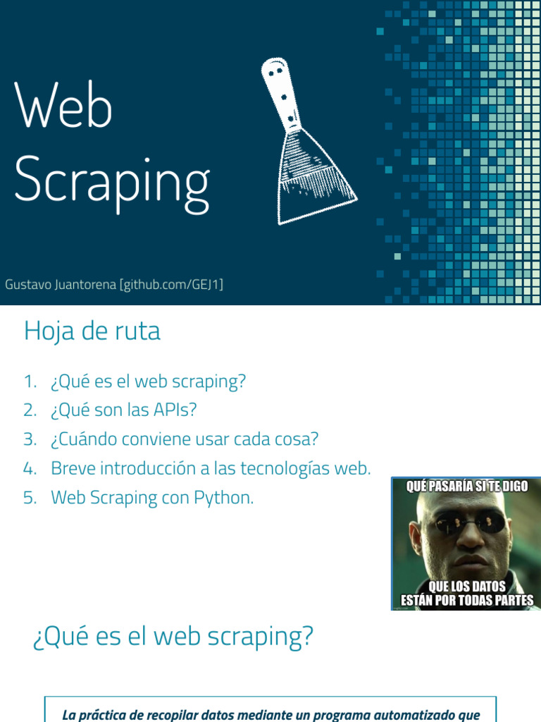 Guía de Web Scraping con Python | PDF | Red mundial | Internet y web