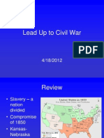 Lead Up to Civil War