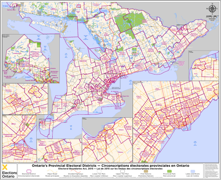 Ontario Provincial Ridings Map | PDF