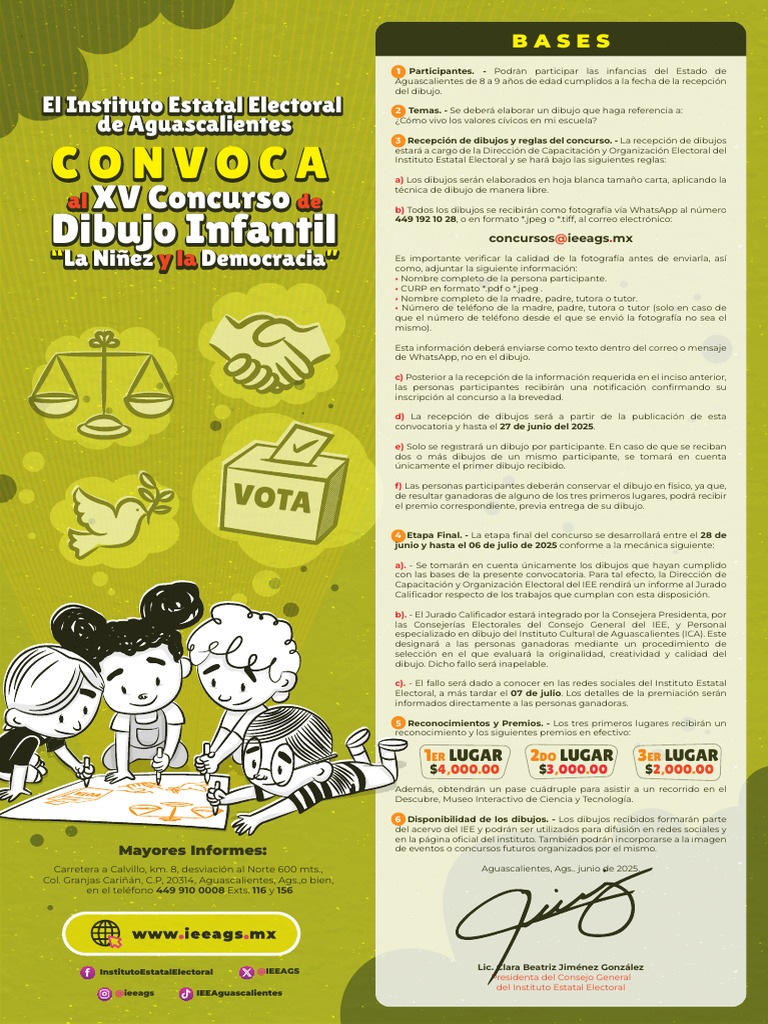 Concurso de Dibujo Infantil 2025 | PDF