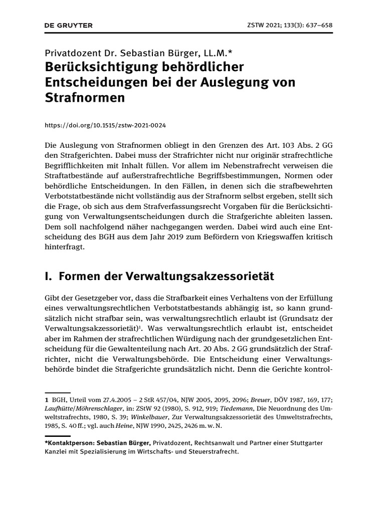 10.1515 - ZSTW 2021 0024 | PDF