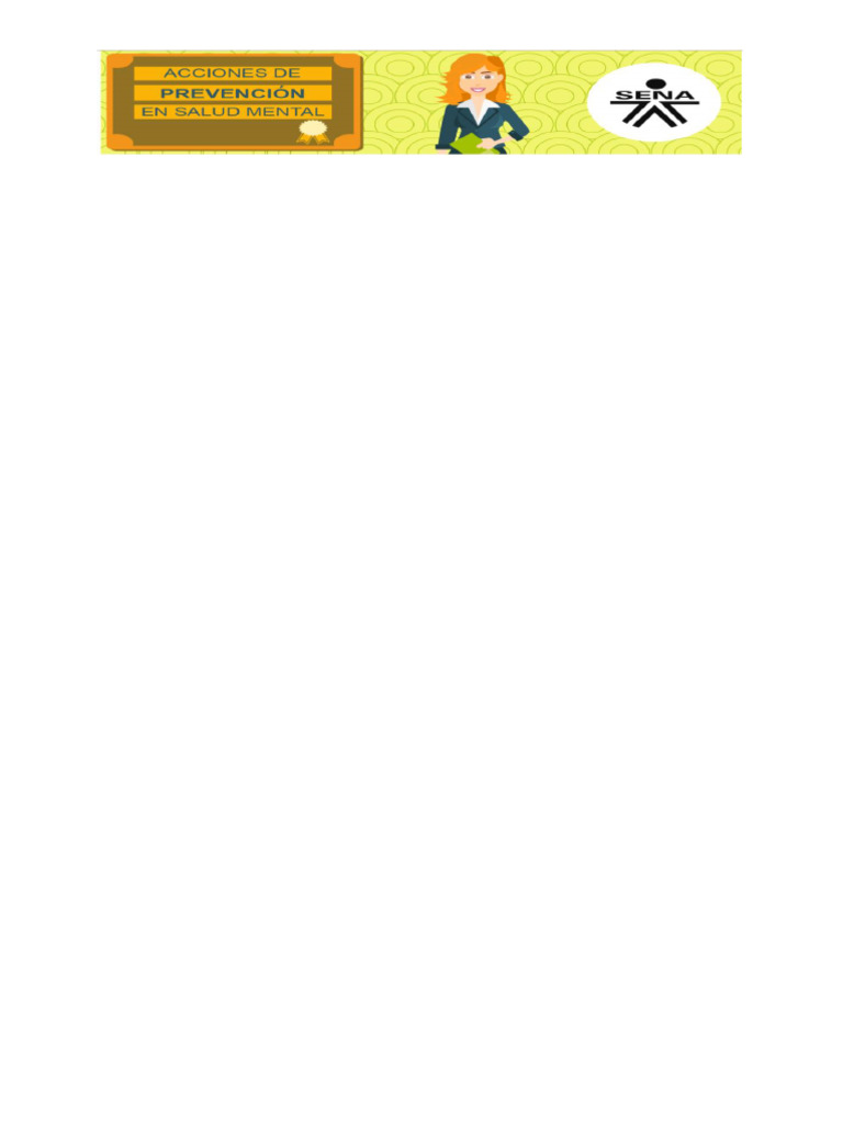 Plan de Acción para Salud Mental Personal | PDF | Amor | Autoestima