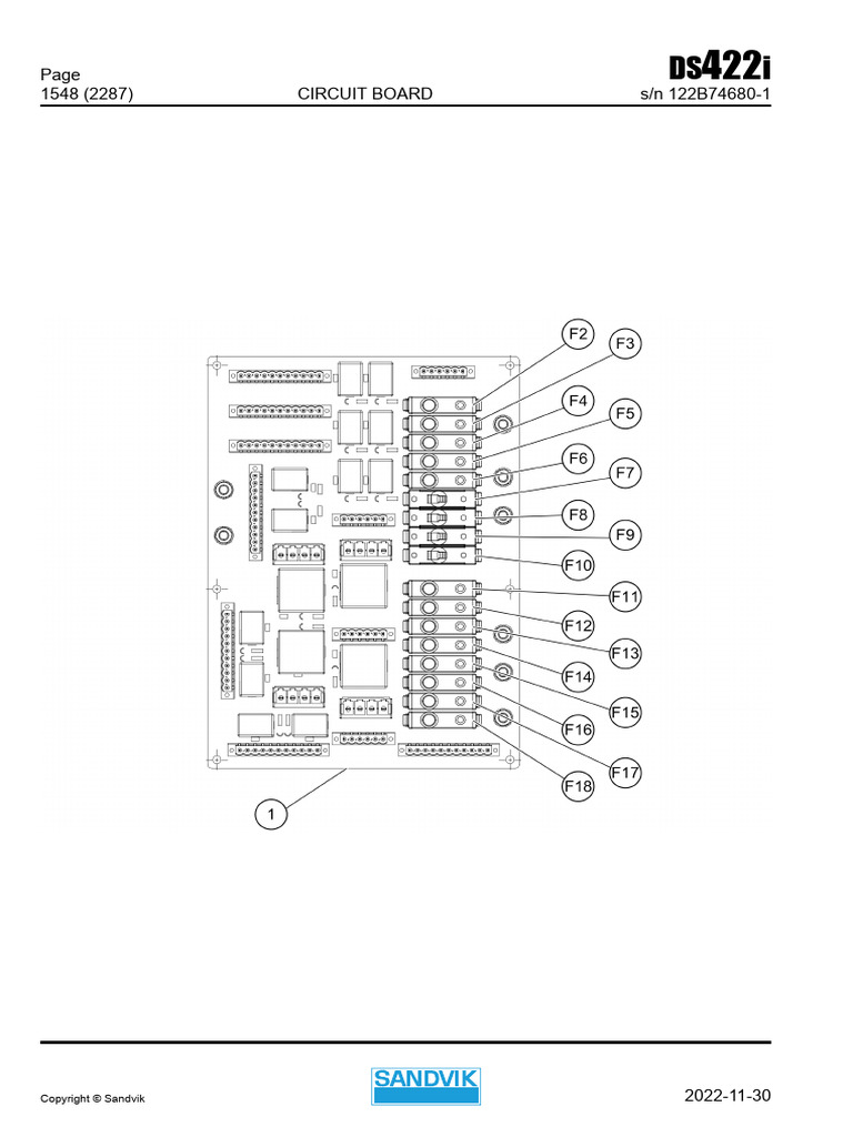 DS422i Circuit Board & Breaker Parts | PDF