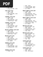 Cold 'n Brew Menu Overview | PDF | Desserts | Coffee