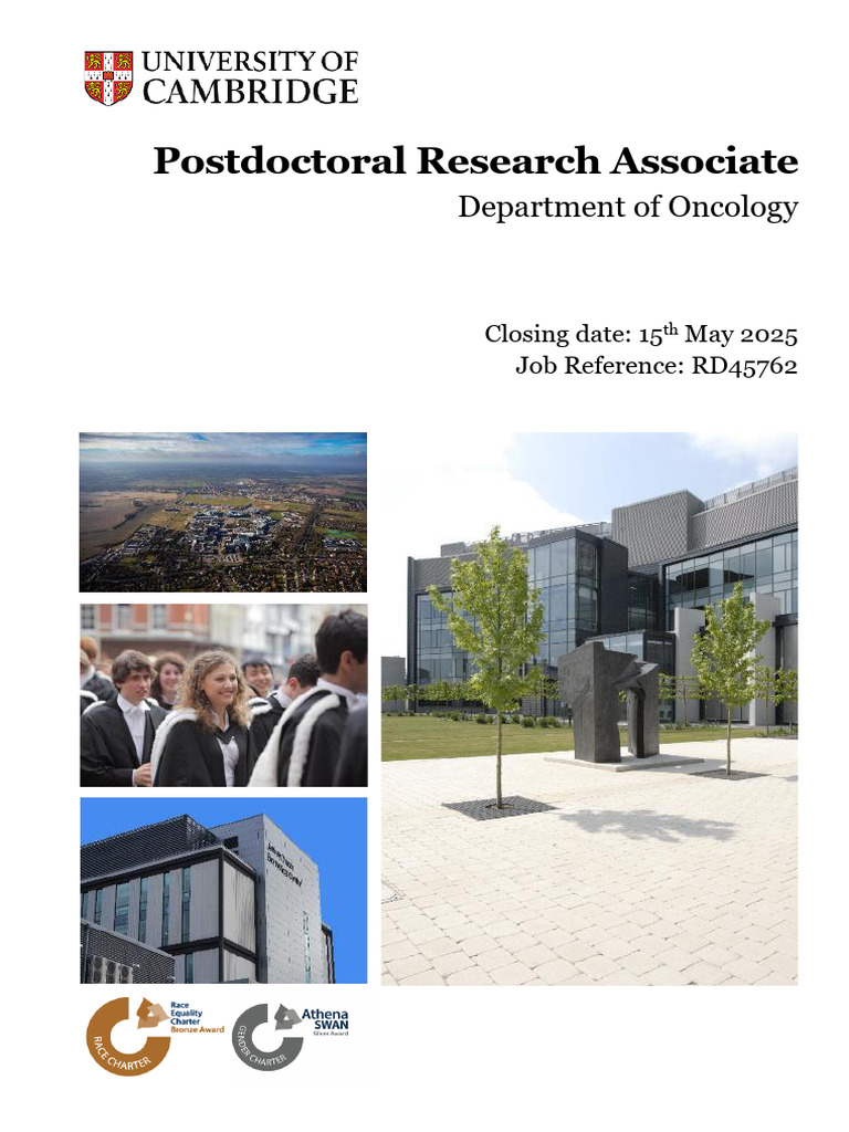 Postdoctoral Role in Cancer Research | PDF | Pension | Medicine