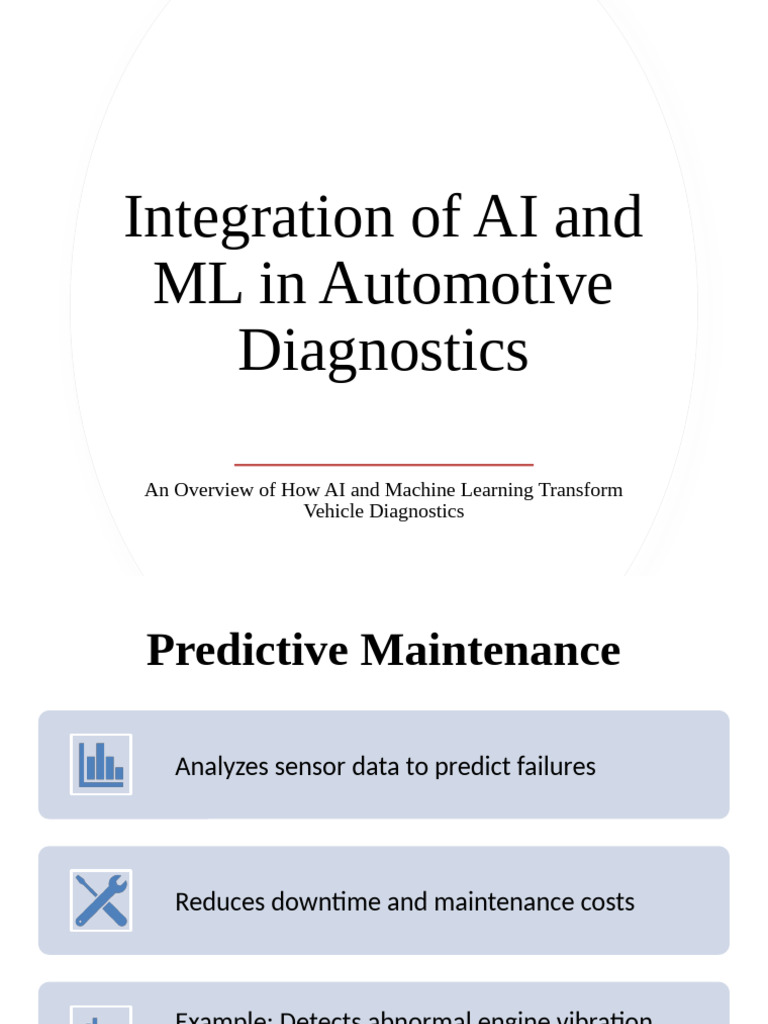 AI and ML in Automotive Diagnostics | PDF