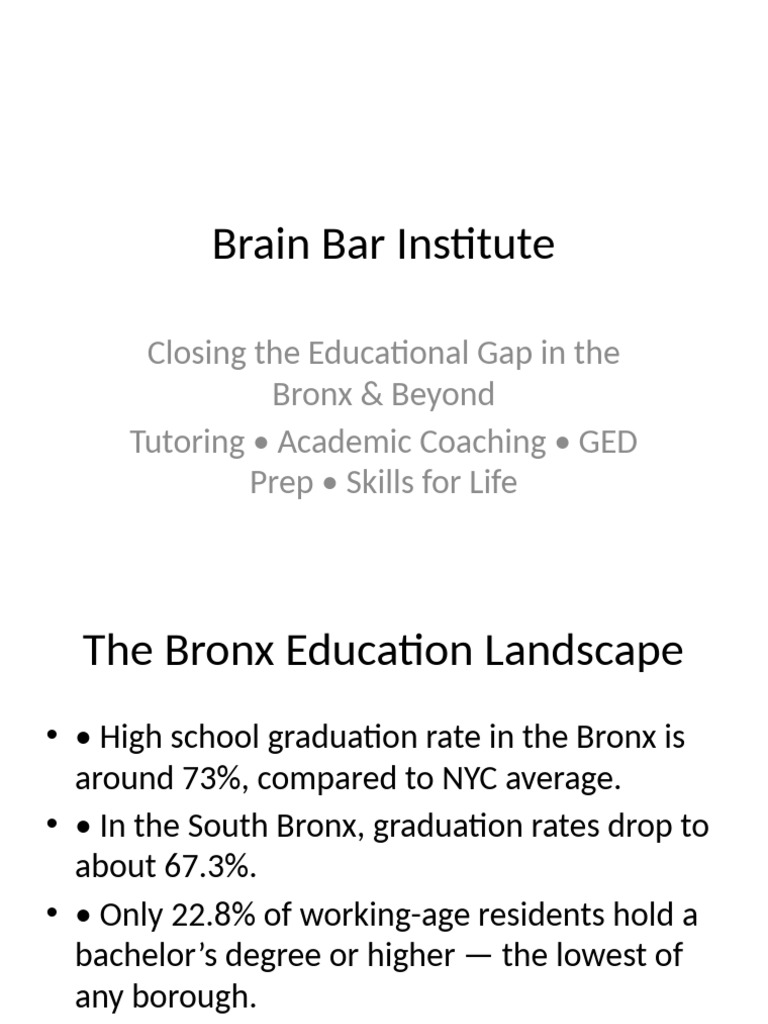 Bronx Academic Support & Tutoring Services | PDF | Sat | General ...
