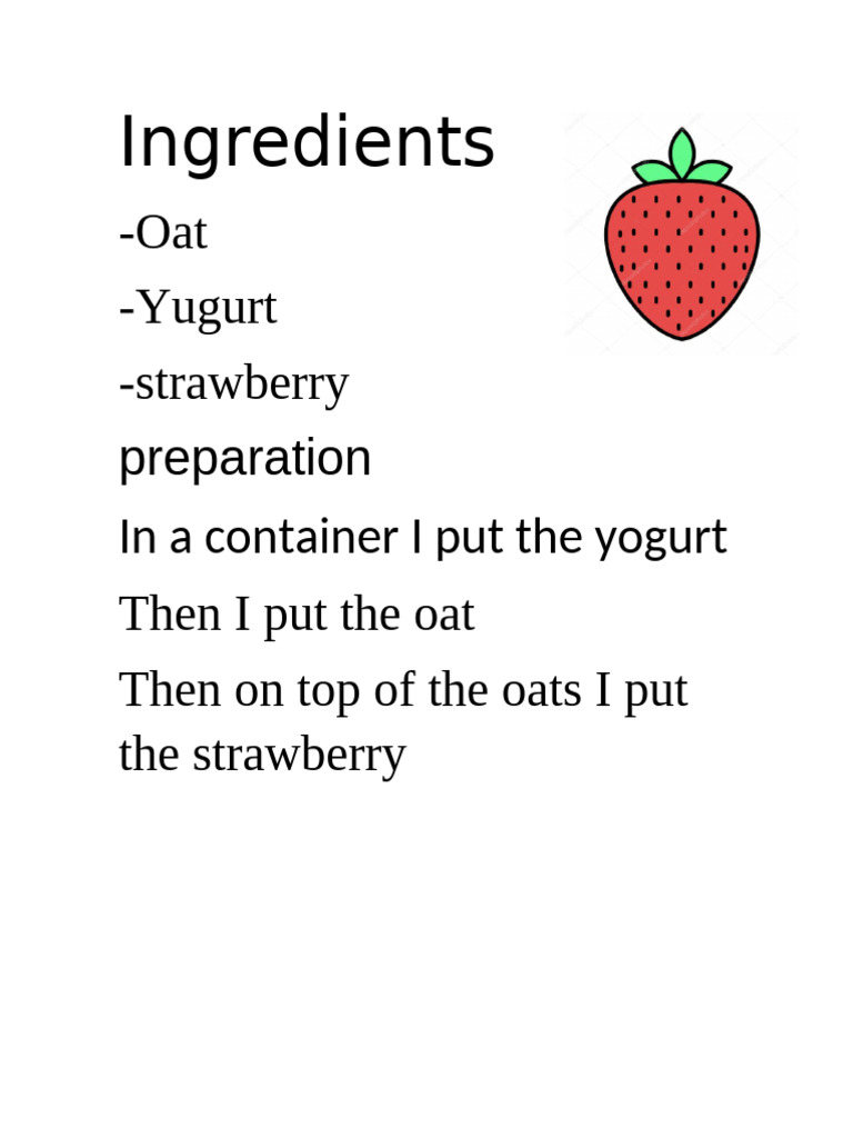 Ingredients | PDF