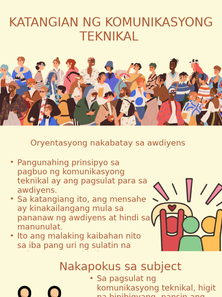 Katangian-ng-Komunikasyong-Teknikal at Bokasyonal Na Sulatin | PDF
