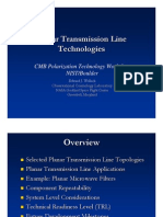 Planar Transmission Line Technologies for CMB Polarization