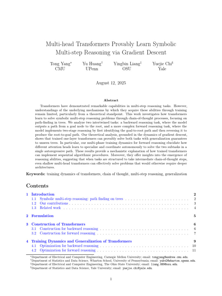 Learning Symbolic Reasoning with Transformers | PDF | Mathematical ...