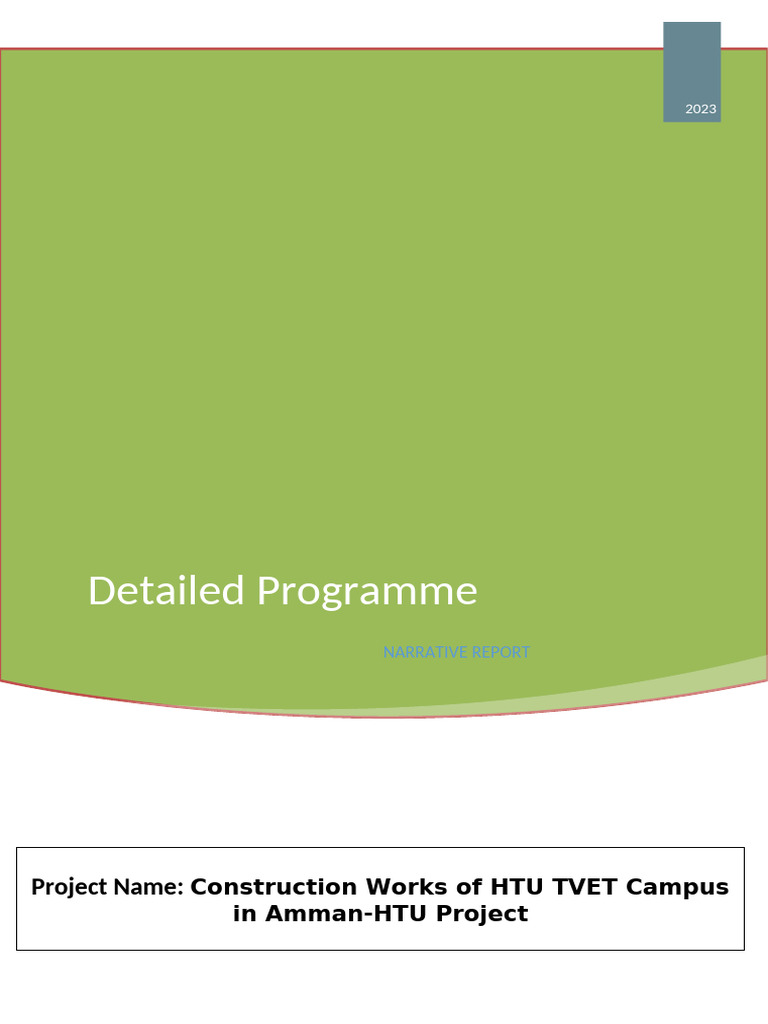 HTU TVET Campus Construction Plan | PDF