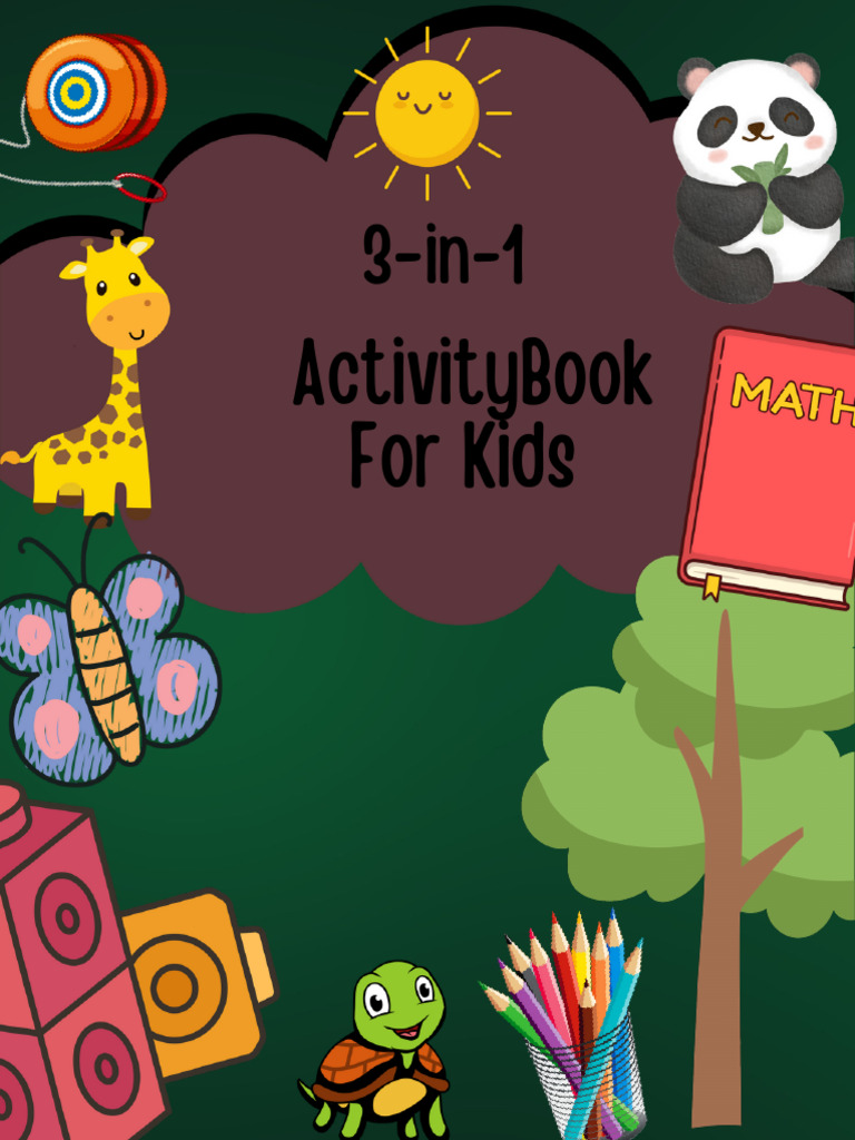 Kindergarten Activity Book PDF | PDF | Vision | Artistic Techniques