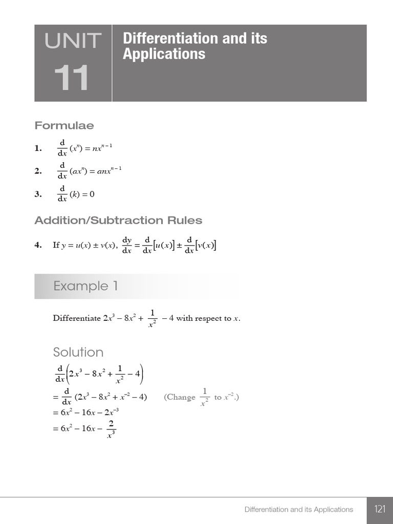 Differentiation and Its Application | PDF | Tangent | Gradient
