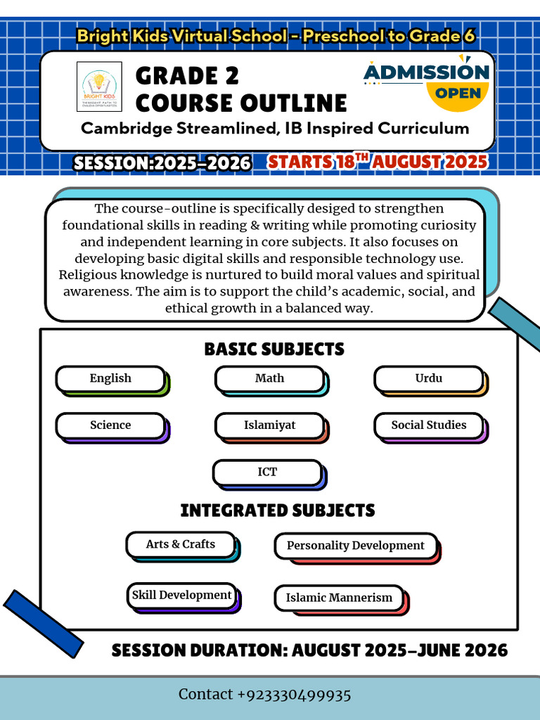 Grade 2 Course Outline Overview | PDF | Phonics | Verb