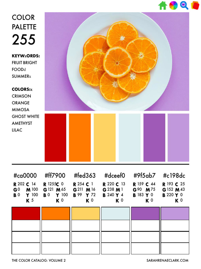 Color Palette: FF7900 Highlights | PDF