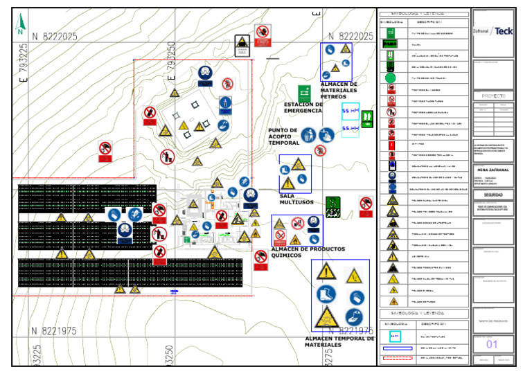 Mapa de Riesgos y Seguridad en Mina | PDF