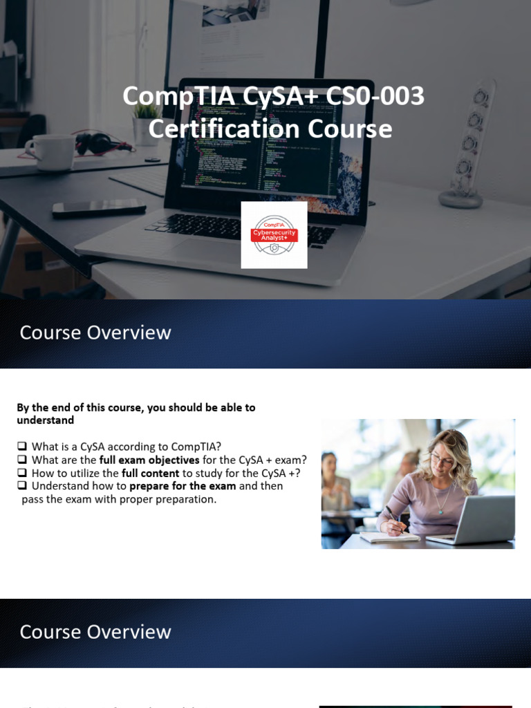 CompTIA CySA+ CS0-003 Certification Guide | PDF | Public Key ...