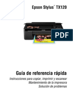 Manual Epson Stylus Tx120