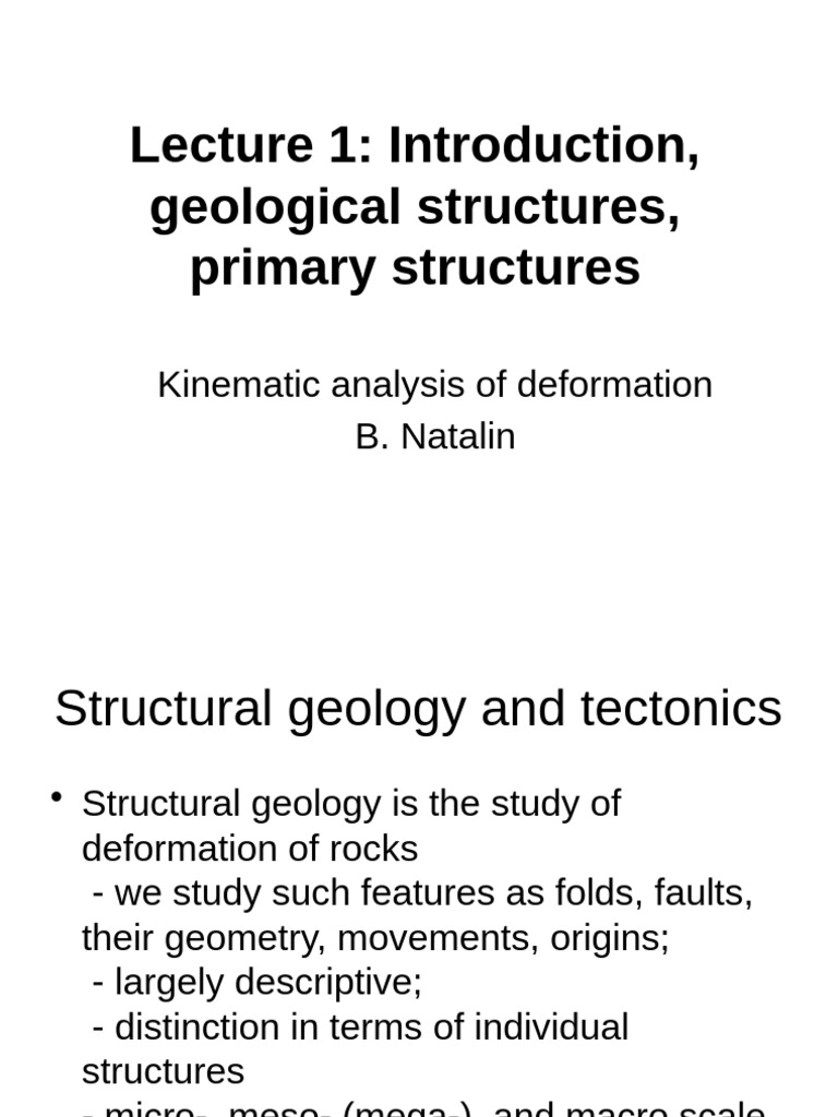 Introduction to Structural Geology Concepts | PDF | Structural Geology ...