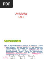 Generations of Cephalosporins With Mnemonics | PDF