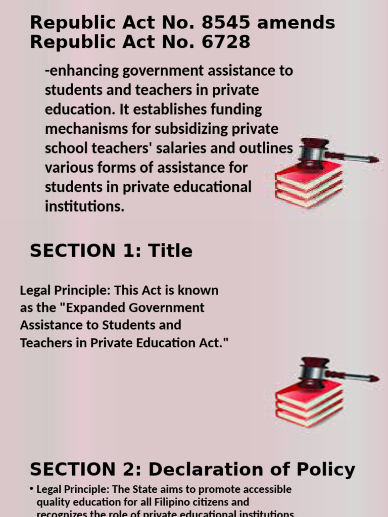 Expanded Assistance for Private Education | PDF | School Voucher | Teachers
