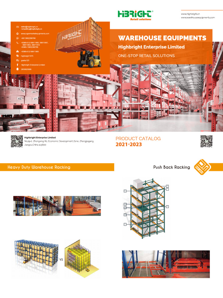 Heavy Duty Warehouse Racking Solutions | PDF | Warehouse | Pallet