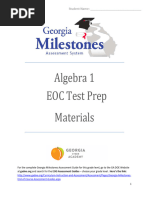 Algebra 1 EOC Practice Test & Answers | PDF | Computing | Computing And ...