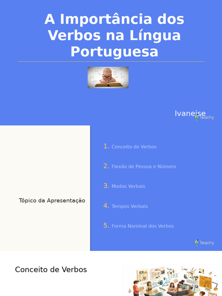 A Importância dos Verbos na Comunicação | PDF | Assunto (gramática ...