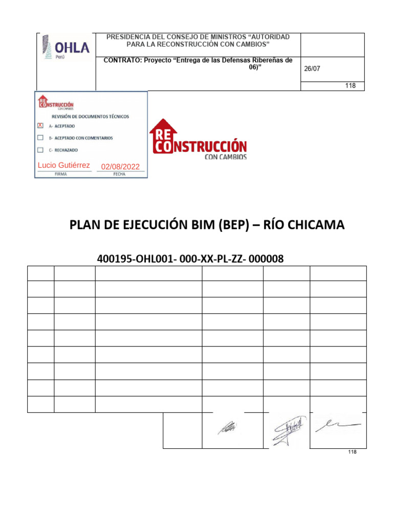 BEP Ejemplo | PDF | Modelado de información de construcción | Diseño