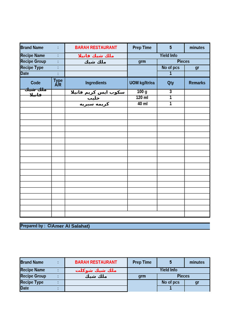Recipe-2 5 | PDF