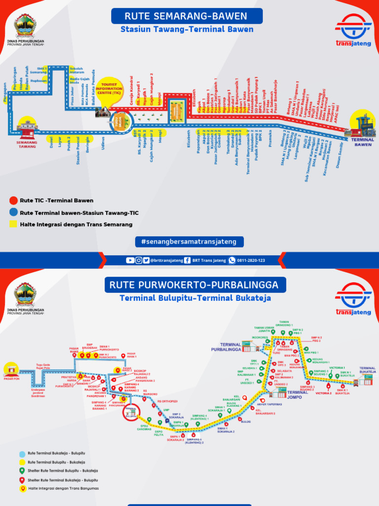 Rute Trans Semarang-Stasiun Tawang | PDF