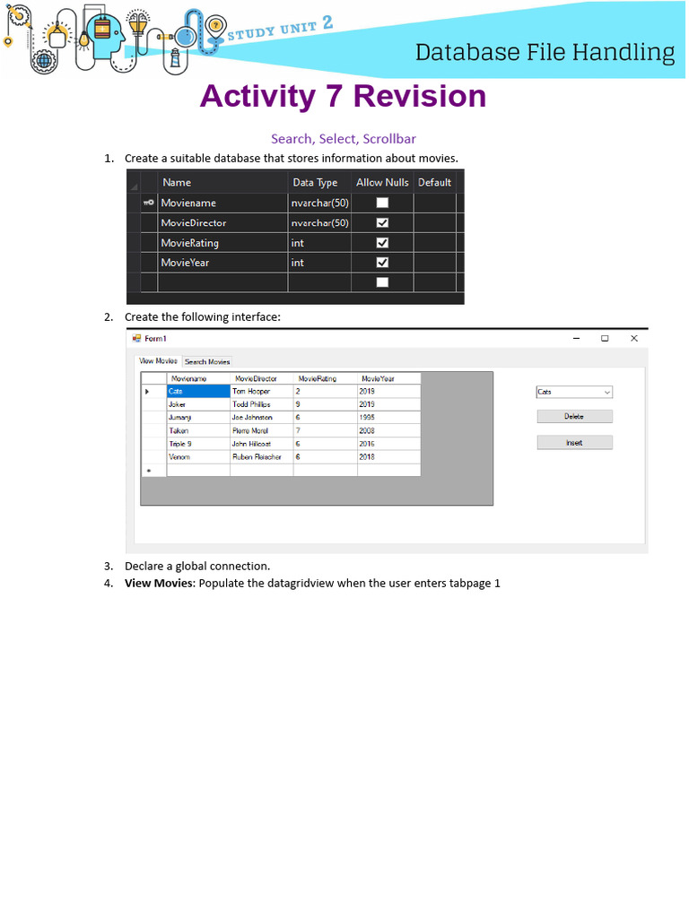 Movie Database Management System Guide | PDF