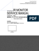 Manual Servicio Monitor LCD LG Flatron w1943c Chassis Lm92c