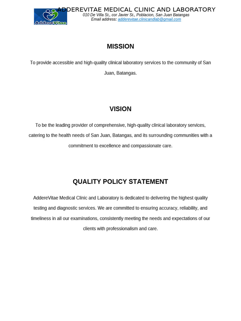 Mission Vision | PDF