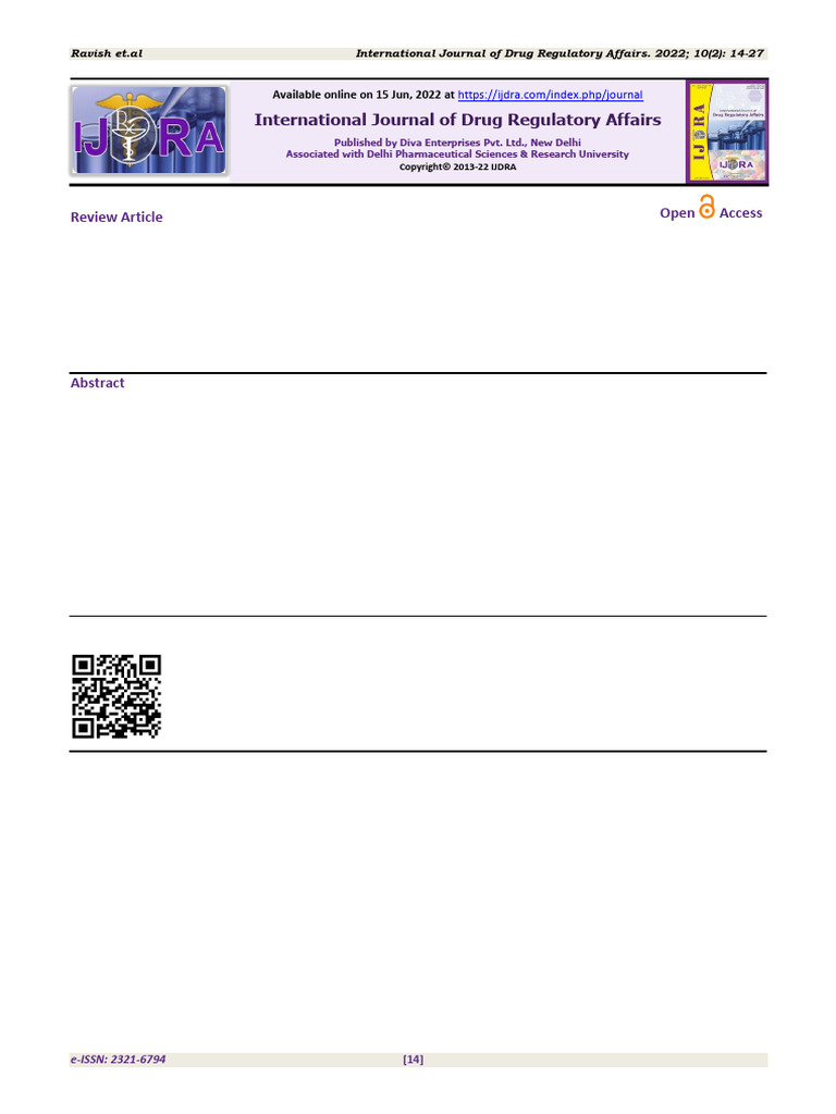 DMF Regulatory Assessment for Brazil, Europe, SA | PDF | Medicinal ...