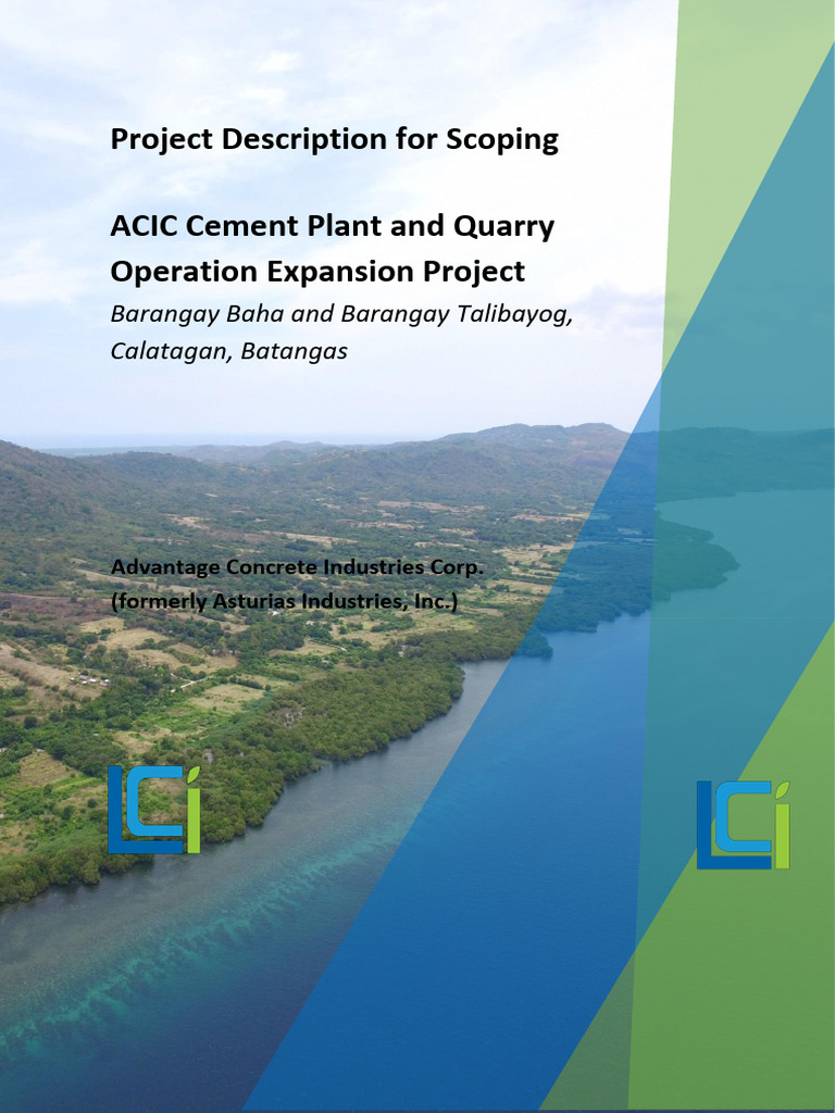 ACIC Cement Plant Expansion Project | PDF | Cement | Waste