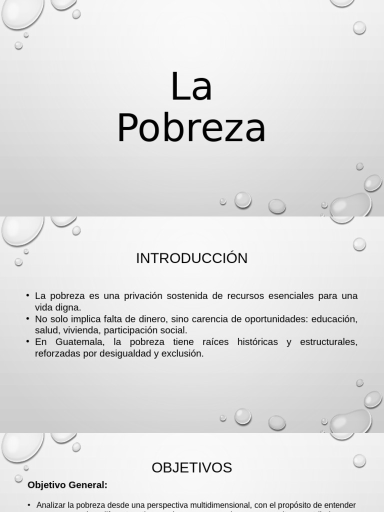 La Pobreza Presentacion de Metodologia | PDF | Pobreza | Pobreza e ...