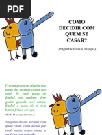 O casamento na visao das criancas