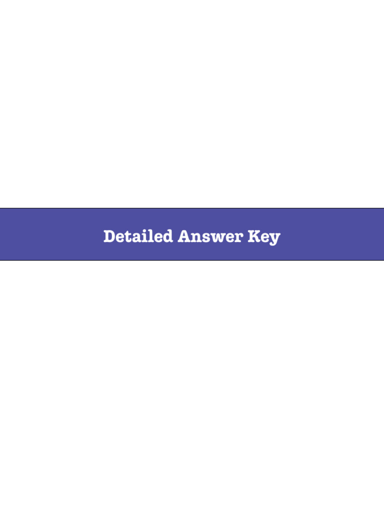 Comprehensive Answer Key Overview | PDF | Chess Openings | Chess Theory