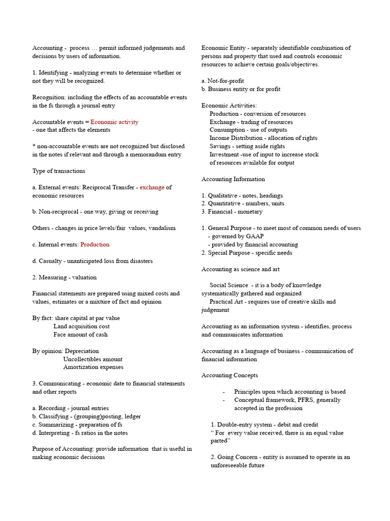 Understanding Accounting Principles and Practices | PDF | International ...