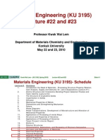 KU 3195 Lecture 22 23 - May 17 And19 2010