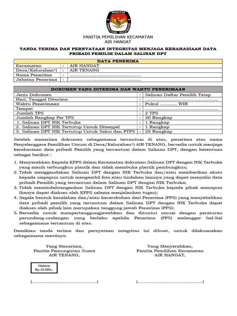 TT Integritas SDPT Pps | PDF
