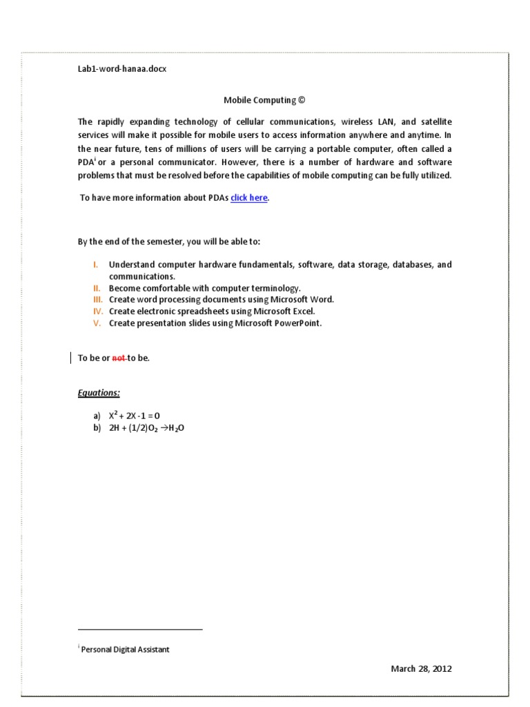 Lab 1 | PDF | Art | Computers