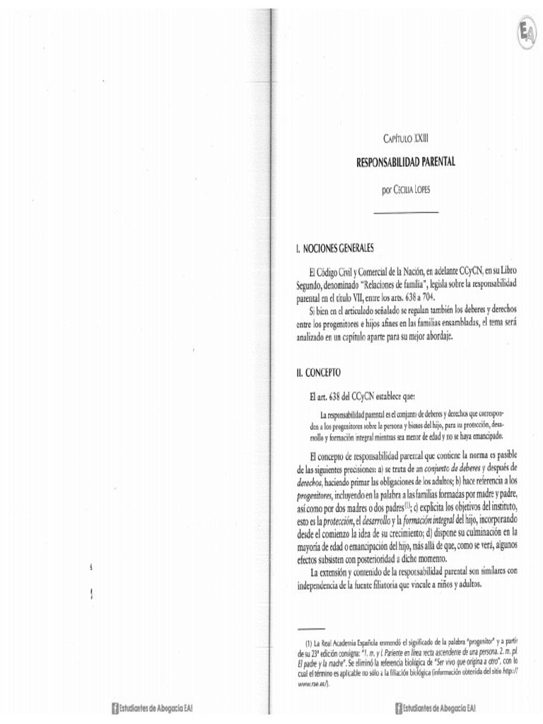 Derecho de Familia CCyC - Chechile | PDF