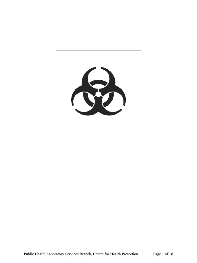 Laboratory Biosafety Guidelines | PDF | Personal Protective Equipment ...