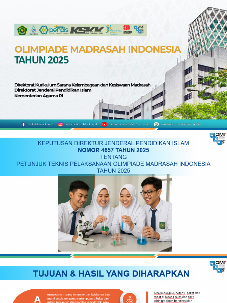 Juknis OMI 2025 Kemenag RI | PDF