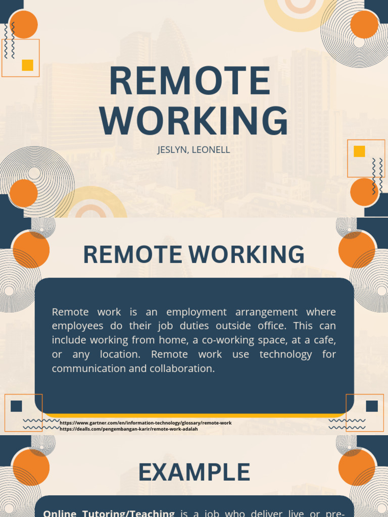 Remote Working | PDF